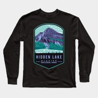 Hidden Lake Glacier National Park Long Sleeve T-Shirt